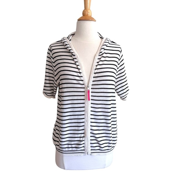 SONIA RYKIEL Vintage Y2K Striped Cotton Knit Top Made in Japan Parisian Chic M - Picture 15 of 15